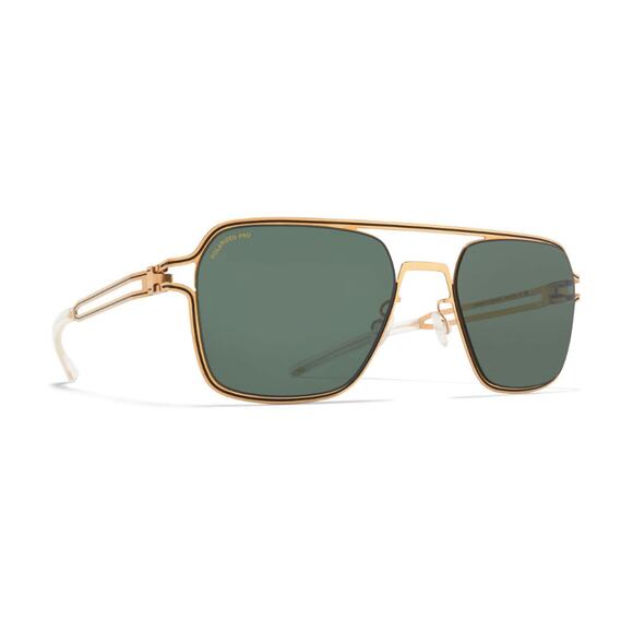 Mykita Men's Gold Black Riku 18HG Eyewear Sunglasses - Picture 8 of 9